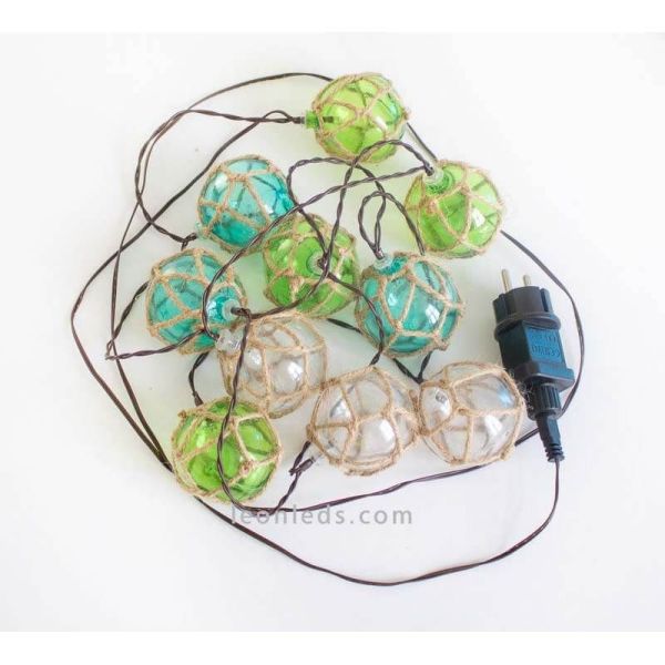 Pack de 6 Guirnaldas LED exteriores jardín Mare color azul New Garden | LeonLeds Iluminación