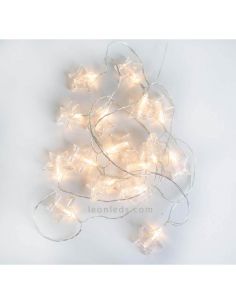 Pack de 6 Guirnaldas LED de estrellas Bianca New Garden | LeonLeds Iluminación