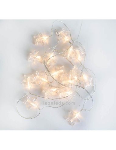 Pack de 6 Guirnaldas LED de estrellas Bianca New Garden | LeonLeds Iluminación