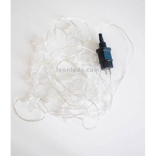 Pack de 6 guirlandes étoiles LED 2700K Bianca New Garden | Éclairage LeonLeds