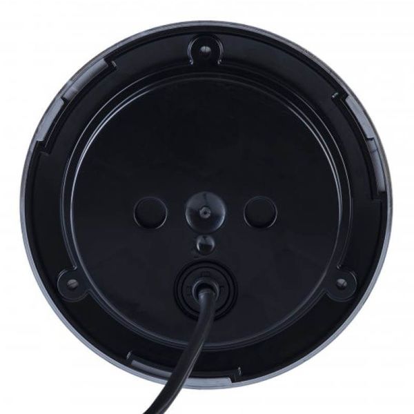 Lanterna traseira LED redonda cromada 3 Funções 12V-24V LZD 2423 Horpol | leonleds