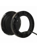Feu arrière LED rond chromé 3 Fonctions 12V-24V LZD 2423 Horpol | leonleds