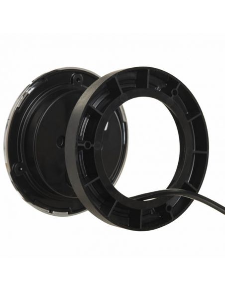 Feu arrière LED rond chromé 3 Fonctions 12V-24V LZD 2423 Horpol | leonleds