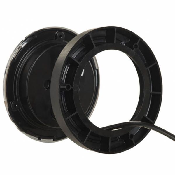 Lanterna traseira LED redonda cromada 3 Funções 12V-24V LZD 2423 Horpol | leonleds