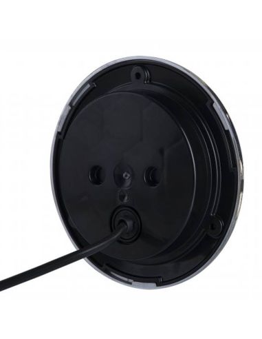 Parte traseira do Piloto de LED redondo com acabamento cromado com farol de posição, ré e nevoeiro Horpol | leonleds