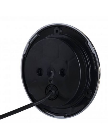 Parte trasera de Piloto LED redondo con acabado cromado con Posición, Marcha Atrás y Antiniebla Horpol | LeonLeds