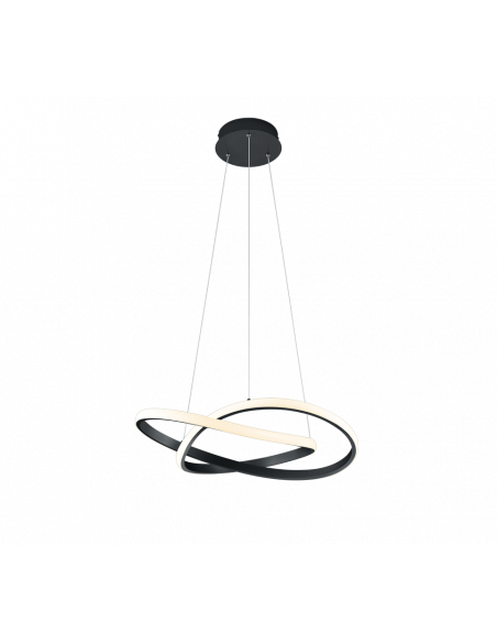 Suspension réglable en métal Course noire