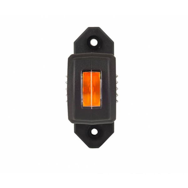 Luz LED ambar de delimitación corta 3 Luces 12V - 24V Horpol | LeonLeds