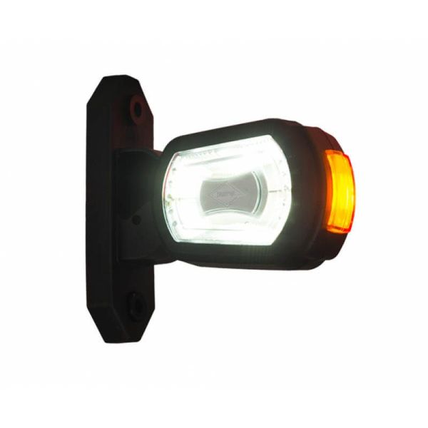 Feu de balisage court LED blanc 3 feux 12V - 24V Horpol | leonleds