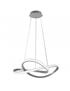 Luminária pendente Curso 27,5W 4000k níquel