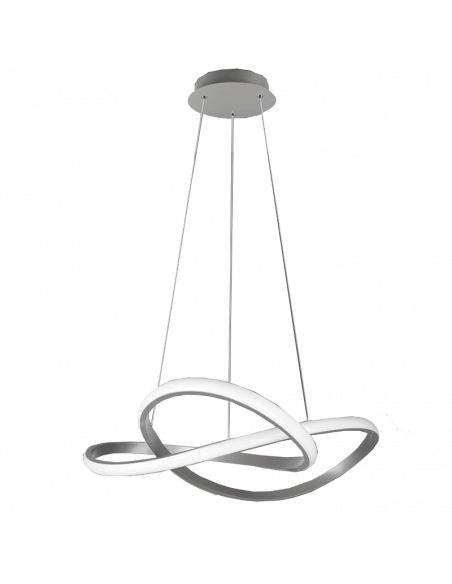 Luminária pendente Curso 27,5W 4000k níquel