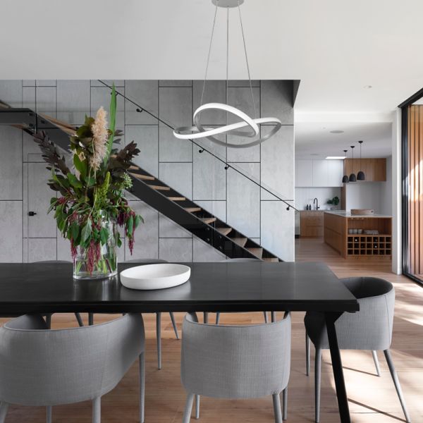 Lampe suspendue Course 27,5W 4000k ambiant nickel