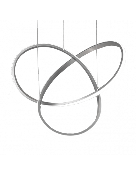 Lámpara colgante Course 27,5W 4000k  níquel minimalista