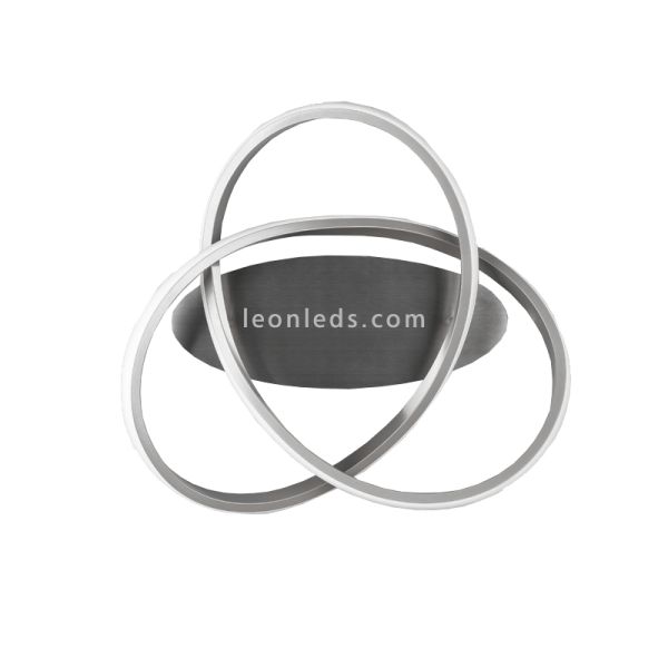 Luminária de teto Course 3000k níquel Trio Lighting