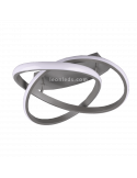 Plafón LED Course moderno 3000k níquel