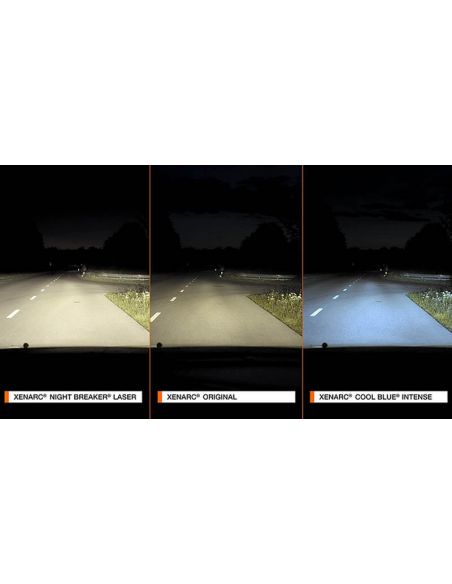 Couleur de la lumière des ampoules au xénon D2S Osram Cool Blue Intense Next Generation | LéonLeds