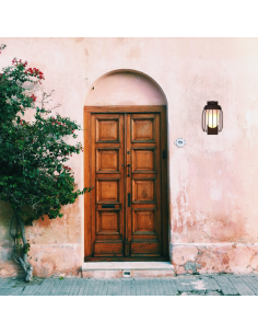 Applique d'extérieur Tuela Oxide avec capteur 2