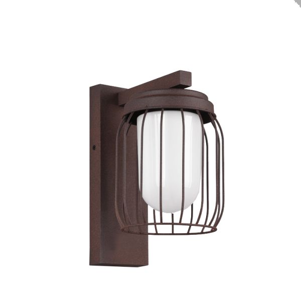 Candeeiro de parede exterior Tuela Rust vintage
