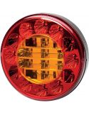 Piloto LED multifunción redondo con Intermitente Posición y Freno Value Fit 2SD 357 027-001 Hella | LeonLeds