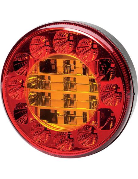 Piloto LED multifunción redondo con Intermitente Posición y Freno Value Fit 2SD 357 027-001 Hella | LeonLeds