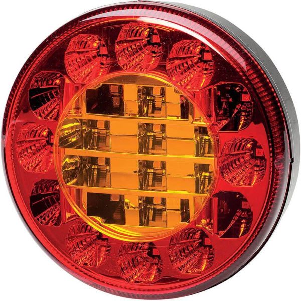 Piloto LED multifunción redondo con Intermitente Posición y Freno Value Fit 2SD 357 027-001 Hella | LeonLeds