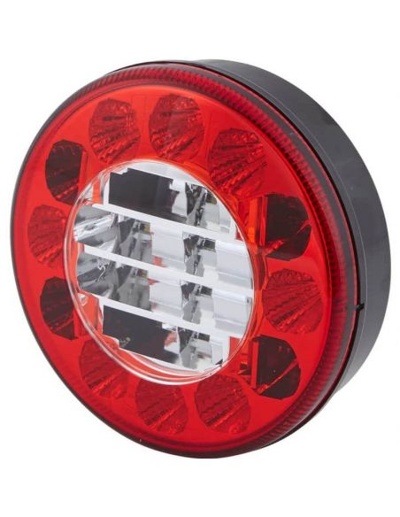 Piloto LED redondo con Antiniebla y Marcha Atras Value Fit 2NR 357 027-051 Hella | LeonLeds