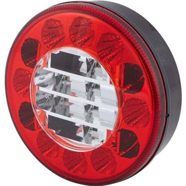 Piloto LED redondo con Antiniebla y Marcha Atras Value Fit 2NR 357 027-051 Hella | LeonLeds