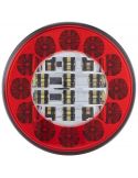 Piloto LED redondo con Antiniebla y Marcha Atras Value Fit 2NR 357 027-051 Hella | LeonLeds