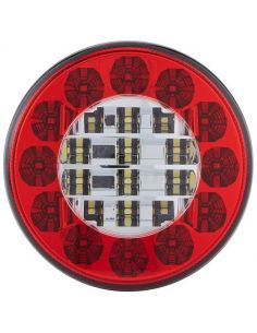 Feu arrière LED rond avec antibrouillard et valeur de recul Fit 2NR 357 027-051 Hella | leonleds 2