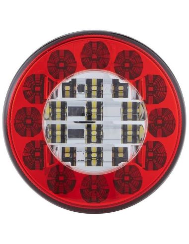 Piloto LED redondo con Antiniebla y Marcha Atras Value Fit 2NR 357 027-051 Hella | LeonLeds