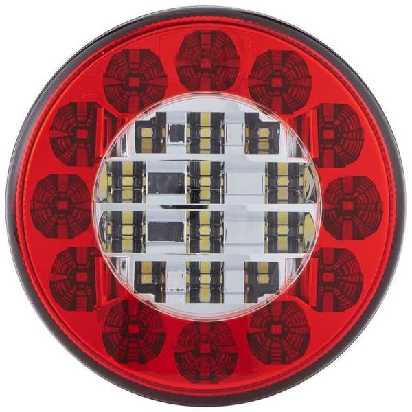 Piloto LED redondo con Antiniebla y Marcha Atras Value Fit 2NR 357 027-051 Hella | LeonLeds