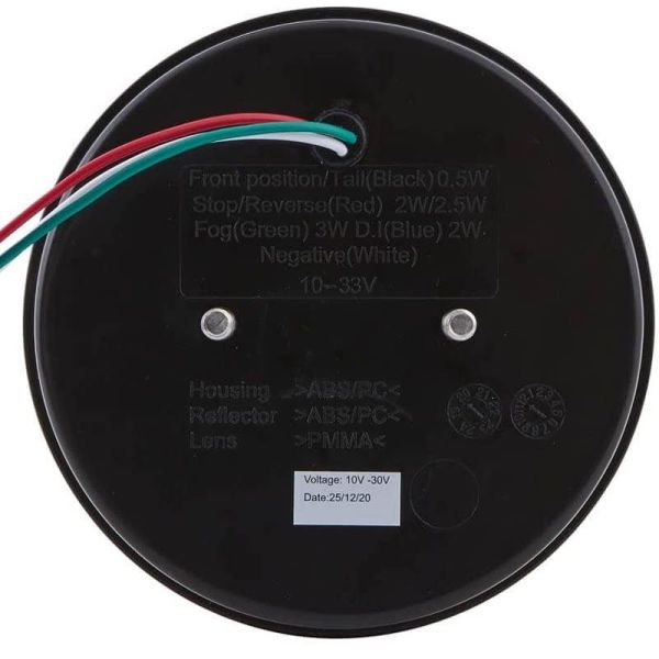 Trasera de Piloto LED redondo con Antiniebla y Marcha Atras Value Fit 2NR 357 027-051 Hella | LeonLeds
