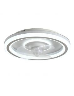 Ventilador plafón LED Alan con aspas desmontables