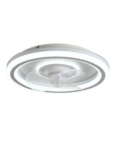 Ventilador plafón LED Alan con aspas desmontables