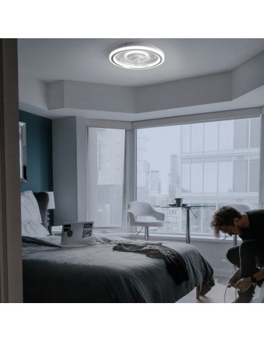 Ventilateur de plafond Alan LED avec pales amovibles