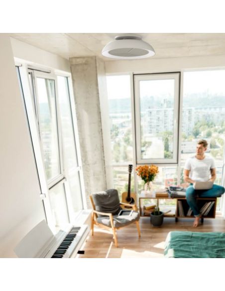 Purificador de ar minimalista com ventilador LED Brisa