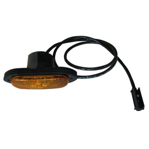 Piloto LED Lateral de galibo con goma para barra Tisvol | LeonLeds