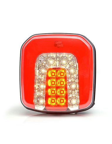 Piloto Trasero LED 3 Funciones 12/24V Was efecto NEON Posición niebla y marcha atras | LeonLeds Iluminación