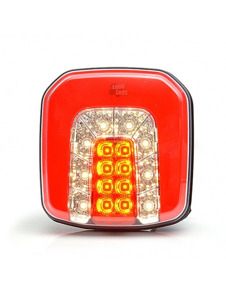 Piloto Trasero LED 3 Funciones 12/24V Was efecto NEON Posición niebla y marcha atras | LeonLeds Iluminación