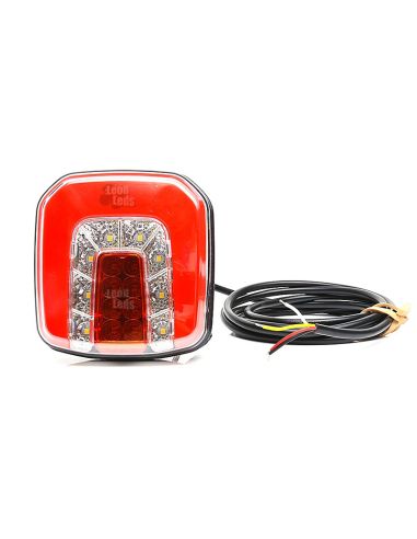 Piloto Trasero LED 3 Funciones 12/24V Was efecto NEON Posición niebla y marcha atras | LeonLeds Iluminación