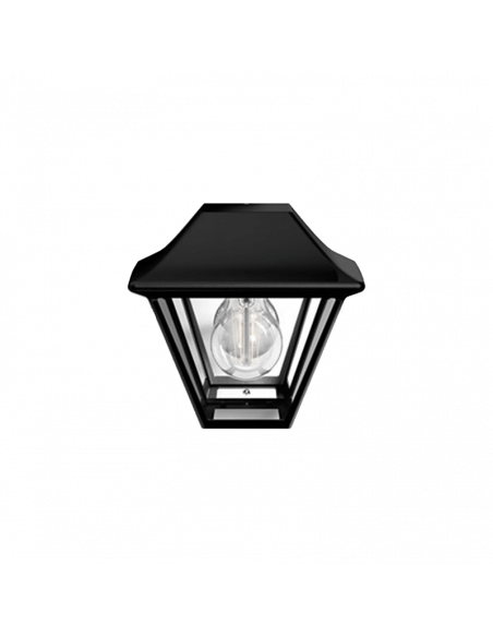 Aplique preto Alpenglow 1xE27