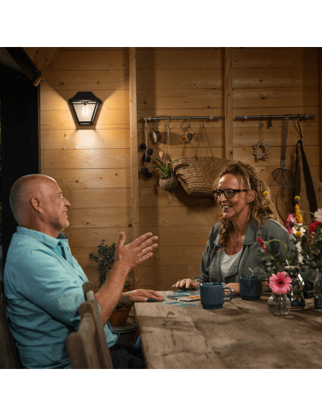 Aplique preto Alpenglow 1xE27