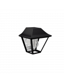 Applique murale extérieure noire Alpenglow 1xE27 Philips