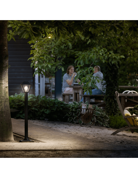 Philips Alpenglow farol de pé ao ar livre preto