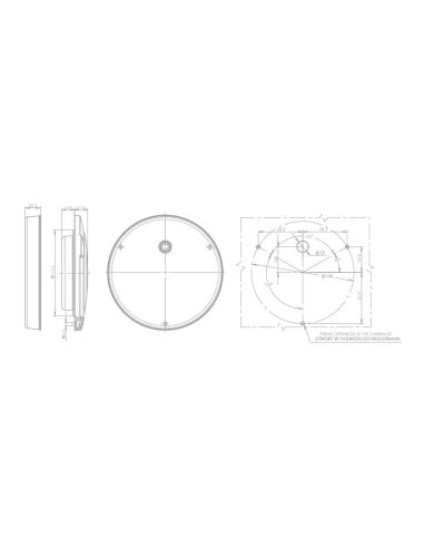 Phare antibrouillard LED rond 12/24V
