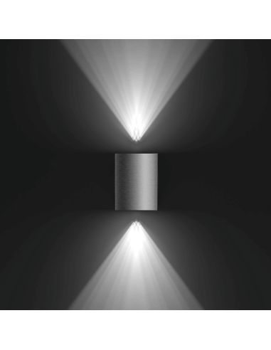 Cistus LED luz de parede quadrada de aço ao ar livre