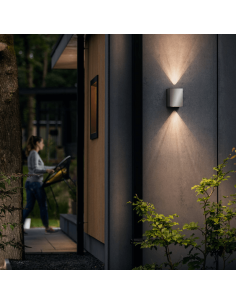 Aplique LED Cistus de exterior cuadrado 2