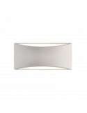 Aplique de pared blanco mate Dana