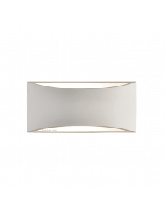 Aplique de pared blanco mate Dana