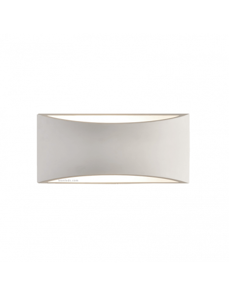 Aplique de pared blanco mate Dana